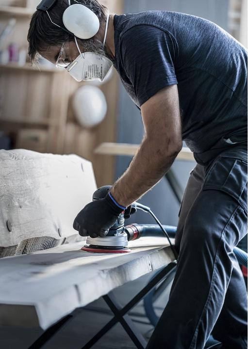 Actual product image Bosch Professional Zubehör EXPERT M480 Sanding net for random orbital sander, 150 mm, G 400, 50 pieces (400)