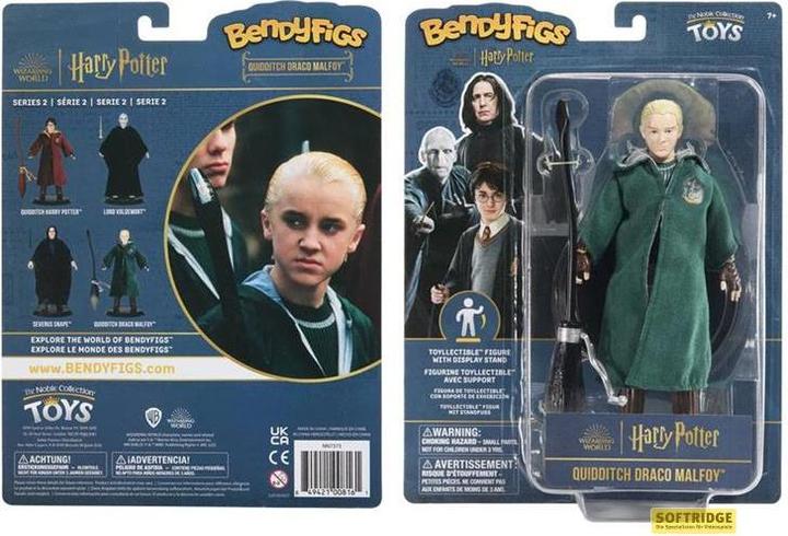 Produktbild Noble Collection Harry Potter figurine flexible Bendyfigs Draco Malfoy Quidditch 19 cm