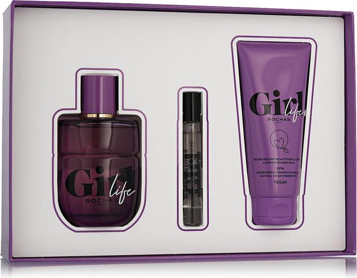 Immagine prodotto Rochas Girl Life EDP 75 ml + EDP MINI 7,5 ml + Body Balm 100 ml (donna) (Eau de parfum, 182.50 ml)