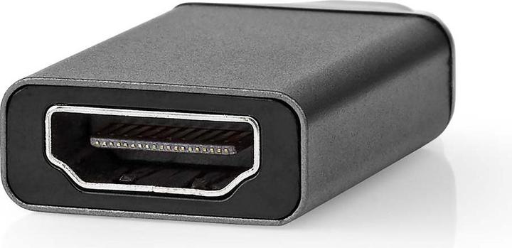Actual product image Nedis USB-C™ Adapter | USB 3.2 Gen 1 | USB-C™ Plug | HDMI™ Output | 4K@60Hz | Round | Nickel-plated (USB-C, 2.20 cm)
