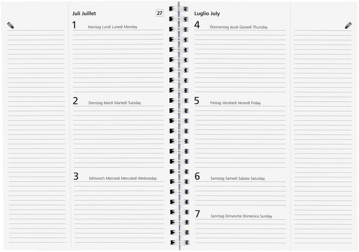 Actual product image Biella Business Agenda Poly Table (14.8 x 20.8 cm)