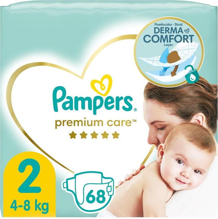 Actual product image Pampers Premium Care (Size 2, Pack, 68 Piece)