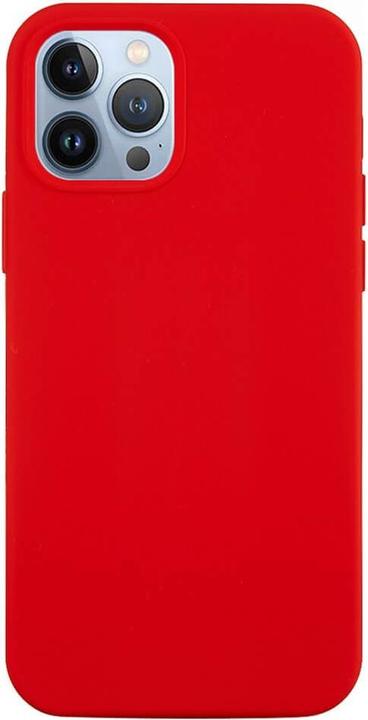 Cover-Discount iPhone 15 Pro - Silicone Rubber Case red (Apple iPhone 15 Pro)