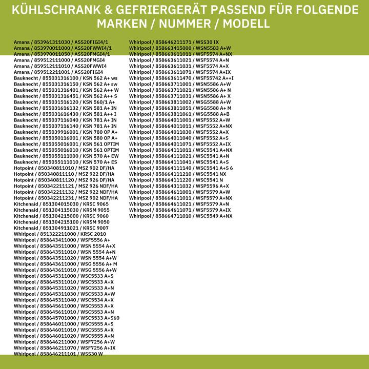 Produktbild Whirlpool Wasserventil 481010413237 für Kühlschrank SideBySide