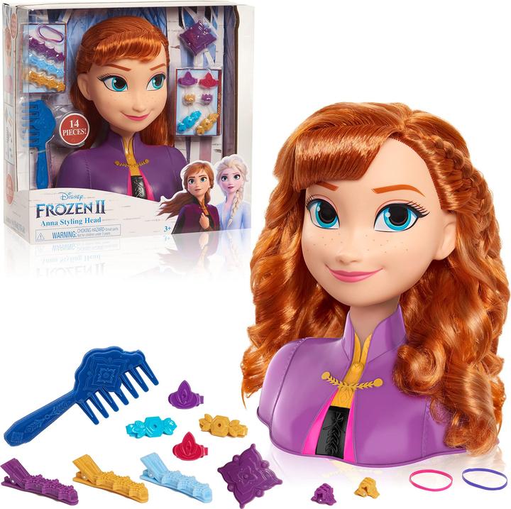 Actual product image Disney Anna Styling Head