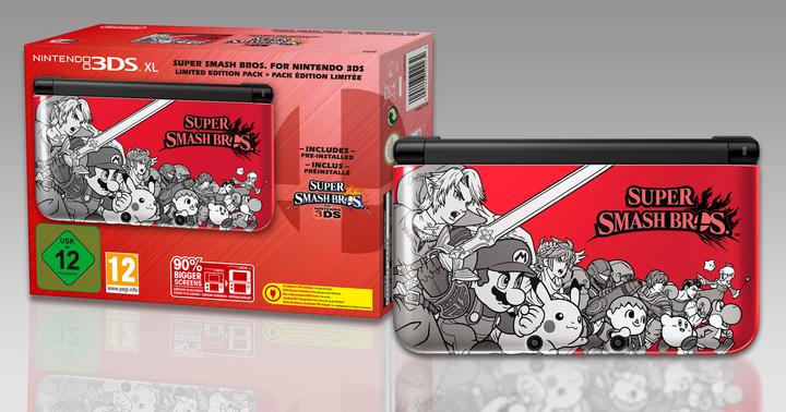 Produktbild Nintendo 3DS XL, Super Smash Bros. Limited Edition