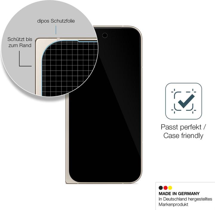 Immagine prodotto Dipos Anti-Shock Pellicola Protettiva (1 Pezzo/i, Google Pixel 9 Pro Fold)