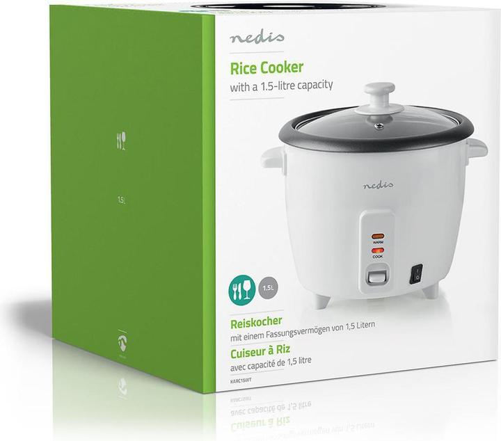 Actual product image Nedis Rice cooker 500 watt, 1.5 litre