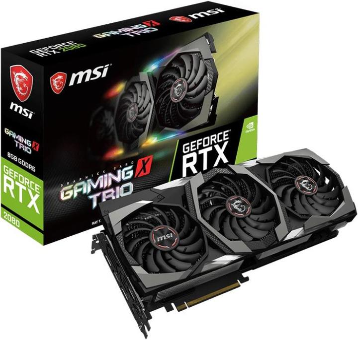 Image du produit MSI GeForce RTX 2080 GAMING X TRIO (8 Go)