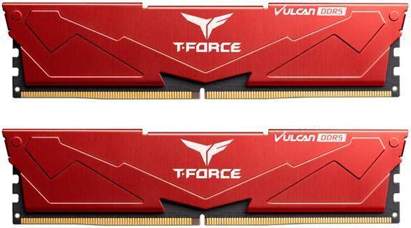 Team Group RAM Team D5 6400 32GB C40 Vulcan red K2 (2 x 16GB, 6400 MHz, RAM DDR5, DIMM)