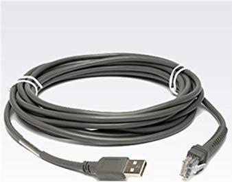 Image du produit Zebra Câble de données - USB (M) - 4.6 m - connecteur droit