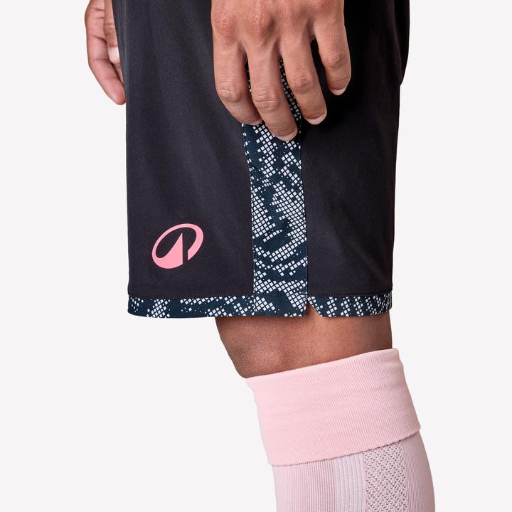 Actual product image Kipsta Damen/Herren Fussball Shorts - Viralto II Snake schwarz/grau (L)