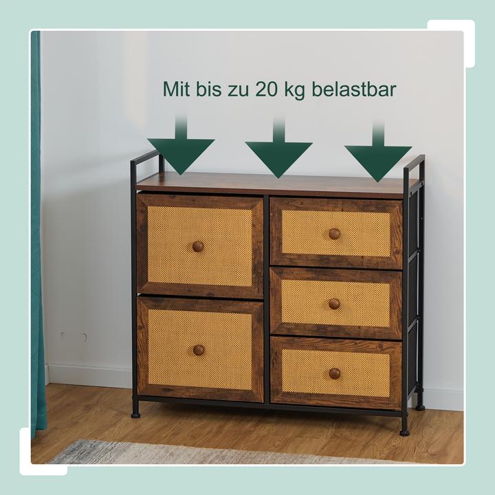 Produktbild Relaxdays Kommode (85 x 31.5 x 77 cm)