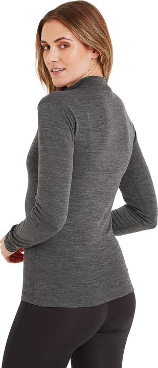 Actual product image TOG24 Womens/Ladies Nevis Merino Wool Zip Neck Base Layer Top
