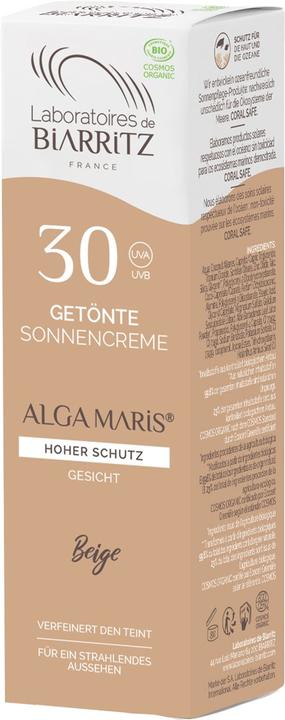 Produktbild Laboratoires de Biarritz Alga Maris Beige (Sonnencreme Gesicht, SPF 30, 50 ml, 85 g)