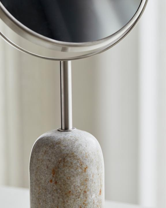Produktbild Deko Doppelseitiger Spiegel, MKMarble, Beige (40 x 19 cm)
