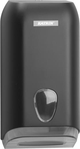 Actual product image Katrin 92605 Folded Toilet Paper Dispenser, Black