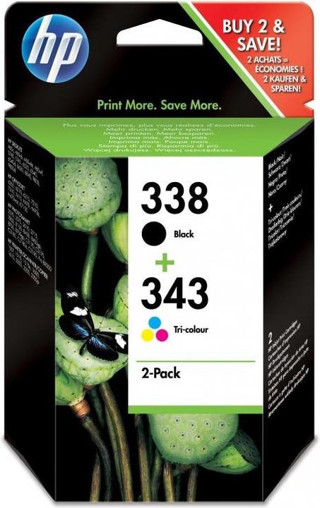 HP 338, 343 (BK, Color)