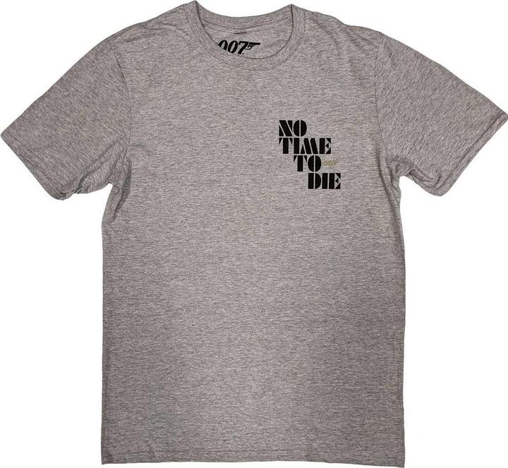 Actual product image James Bond No Time To Die TShirt Logo (M)