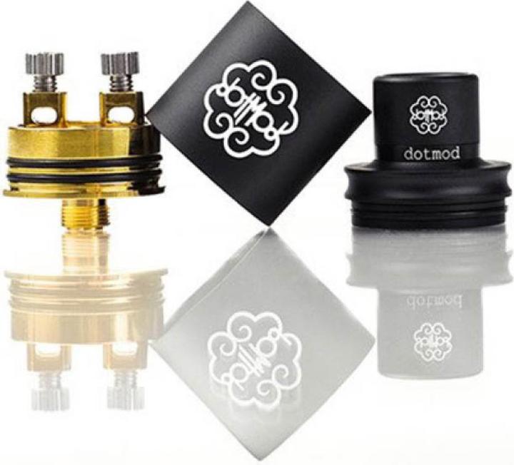 Image du produit Dotmod Petri V2 RDA Tank incl. Conversion Cap Black (1 x)