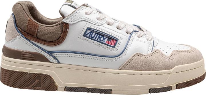 Actual product image Autry sneakers clc low in suede and nubuck white and green (40)