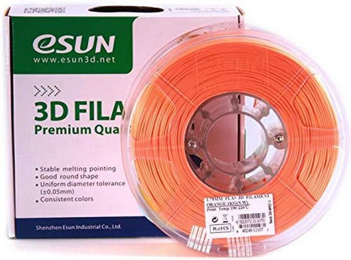 eSUN PLA+ 1.75mm Orange 1kg 3D Filament (PLA+, 1.75 mm, 1000 g, Orange)