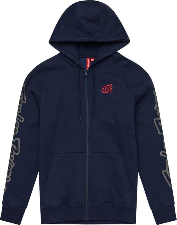 Troy Lee Designs Zip Up Hoodie Hoodie, Branded, black, XL (XL)