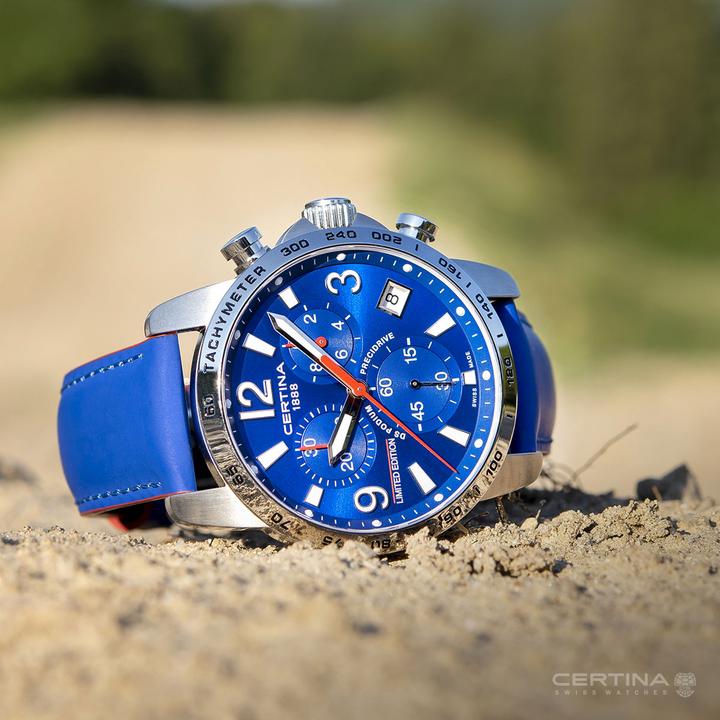 Produktbild Certina DS Podium Chronograph 1/10 sec Wilvo Yamaha Limitied Edition (Analoguhr, 41 mm)