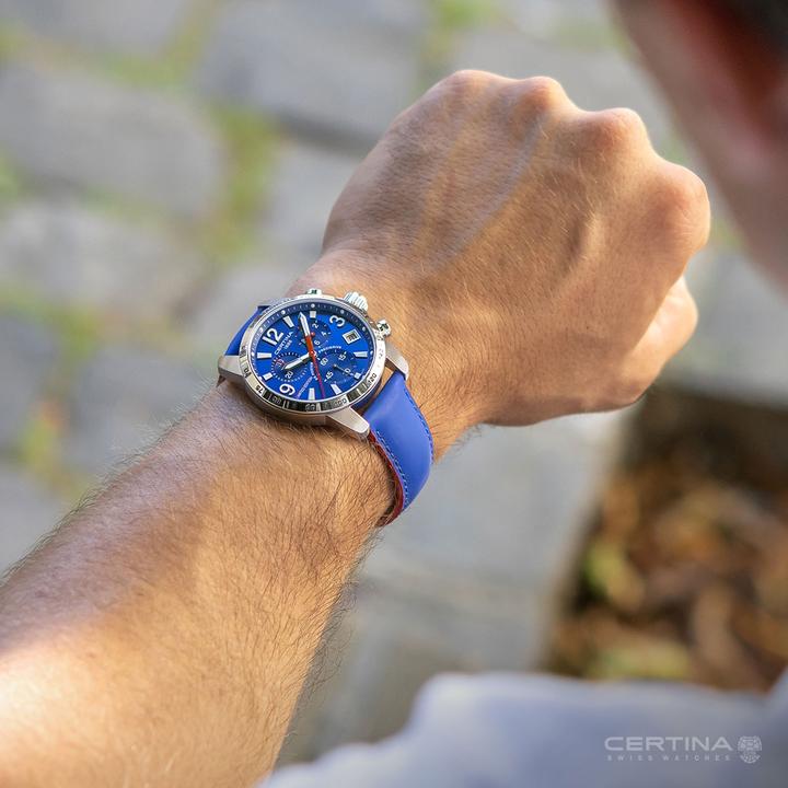 Produktbild Certina DS Podium Chronograph 1/10 sec Wilvo Yamaha Limitied Edition (Analoguhr, 41 mm)