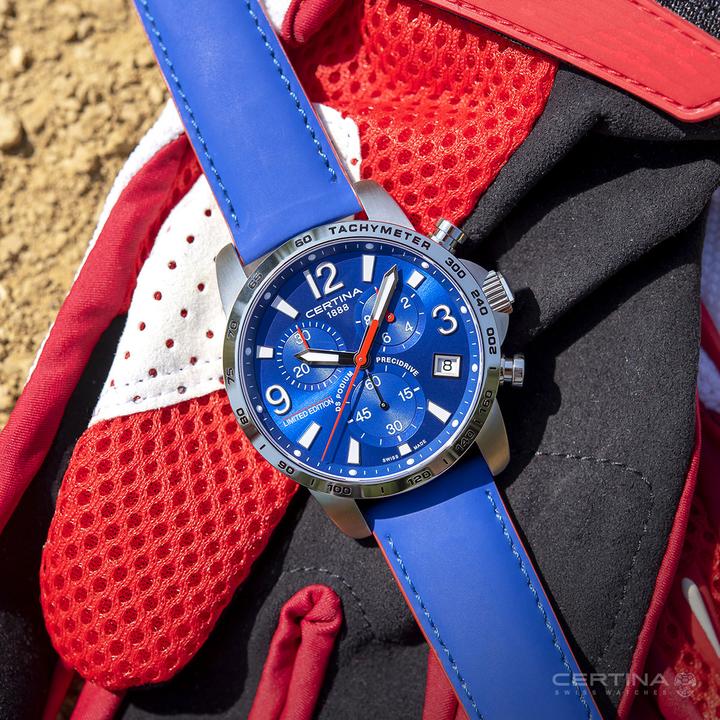 Produktbild Certina DS Podium Chronograph 1/10 sec Wilvo Yamaha Limitied Edition (Analoguhr, 41 mm)