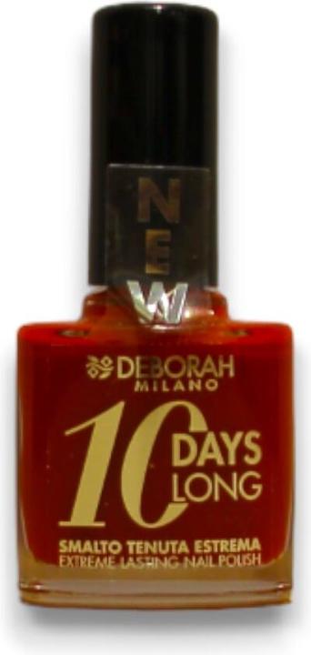Deborah Milano 10 Days Long Nail Enamel No.161 (161, Farblack)