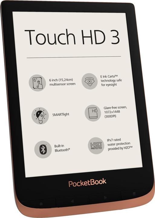 Image du produit PocketBook Touch HD 3 (6", 16 Go, Cuivre épicé)