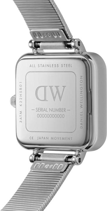 Immagine prodotto Daniel Wellington Quadro Studio Argento Nero (Orologio da polso analogico, 22 mm)