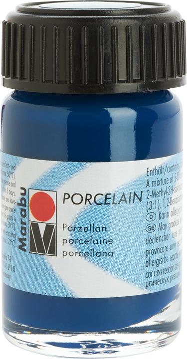 Actual product image Marabu Porcelain paint "Porcelain", petrol, 15 ml (Petrol, 15 ml)