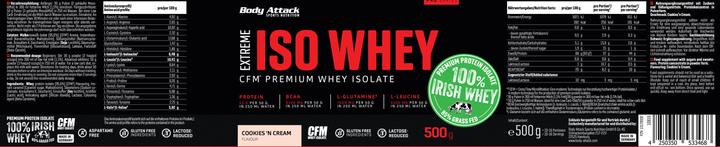 Produktbild Body Attack Extreme Iso Whey Professional (Neutral, 1 Stk., 1800 g)