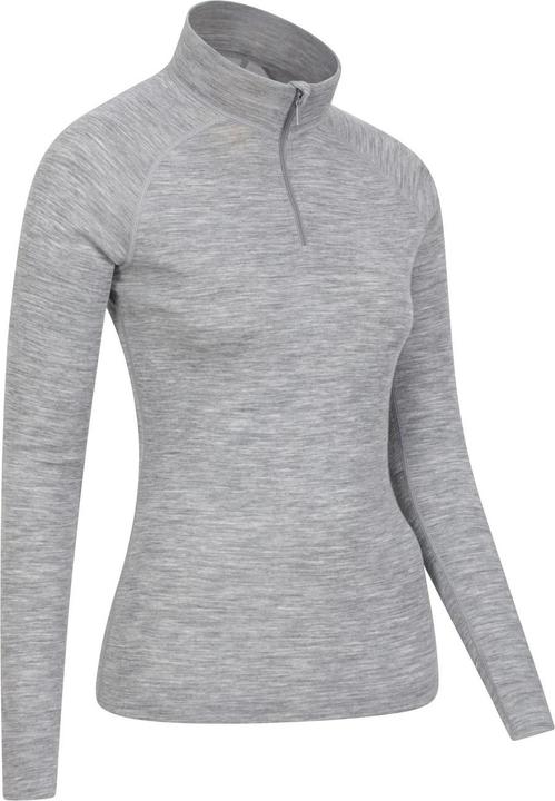 Immagine prodotto Mountain Warehouse Top termico donna/donna in lana merino con collo a cerniera (36)