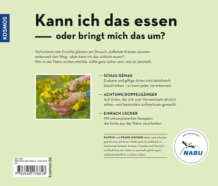 Actual product image Kosmos Kann ich das essen oder bringt mich das um? (German, Katrin Hecker, Frank Hecker, 2023)