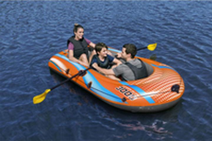 Immagine prodotto Bestway 8'1" x 48"/2.46m x 1.22m Set di zattere Kondor Elite 3000 (246 cm, 3 pers.)