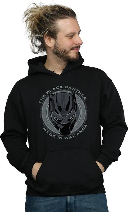 Immagine prodotto Black Made In Wakanda Felpa con Cappuccio Uomo (3XL)