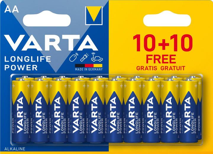 Immagine prodotto Varta Potenza di lunga durata (20 pz., AA, 2960 mAh)
