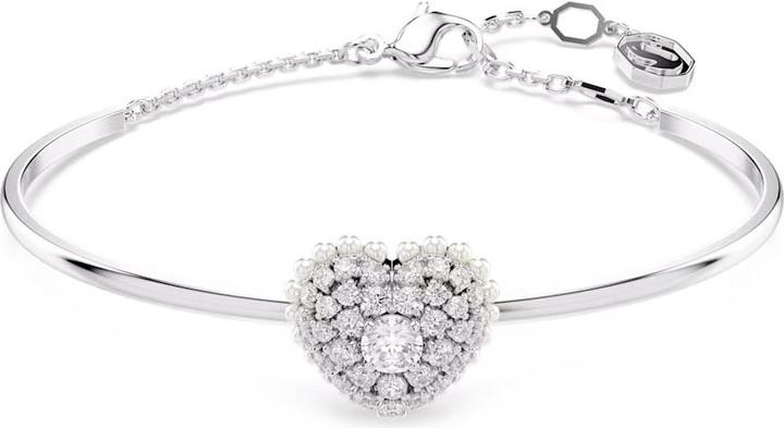 Immagine prodotto Swarovski Braccialetto Hyperbola cuore bianco (Metallo Swarovski)