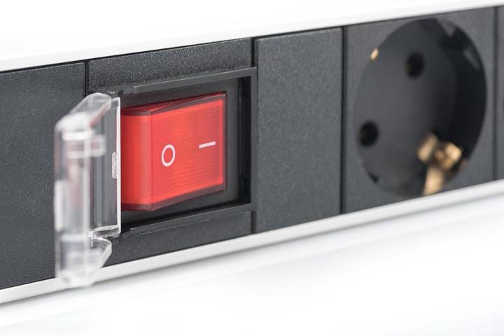 Image du produit Digitus Bandeau de prises avec profil en aluminium (7 x, CEE 7/3, 2 m)