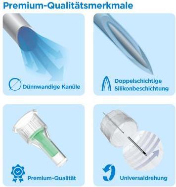 Image du produit Fora Aiguilles pour stylo 31G 6mm (Aiguilles de stylo + aiguilles jetables)