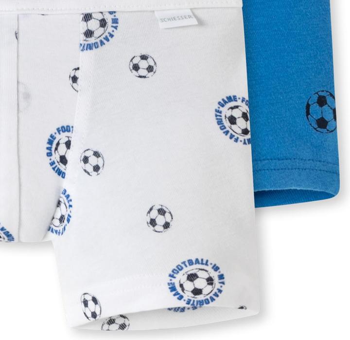 Image du produit Schiesser Lot de 6 shorts / pantalons Kids Boys à fines côtes en coton organique (92, paquet de 6)