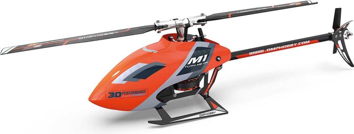 Actual product image OMP Hobby Helicopter M1 EVO Flybarless, 3D, Orange BNF