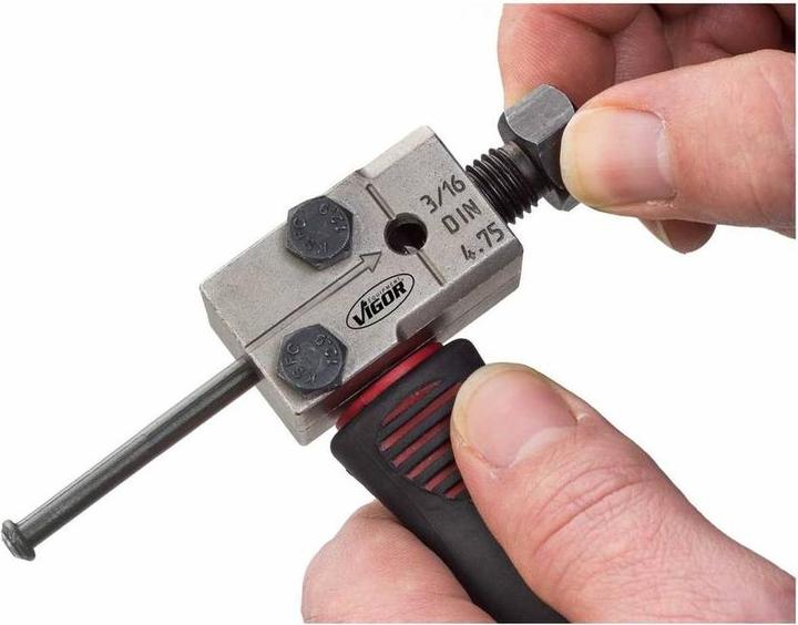 Image du produit Vigor Appareil à border pour ∅ 4,75 mm ∙ V4416 ∙ Nombre d'outils : 5