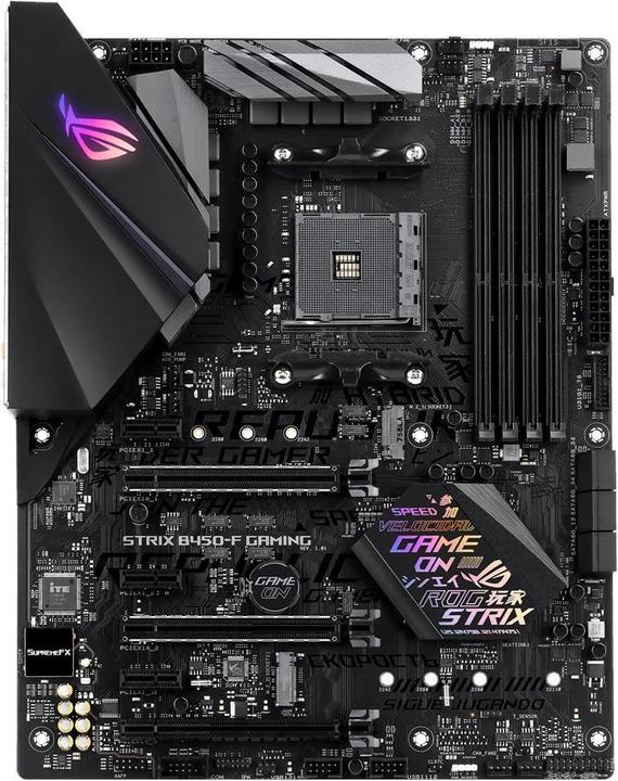 Actual product image ASUS ROG Strix B450-F Gaming (AM4, AMD B450, ATX)