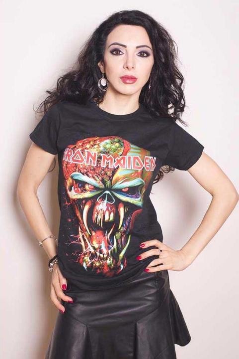 Produktbild Iron Maiden Final Frontier Eddie Big Head (Girlie) (L)
