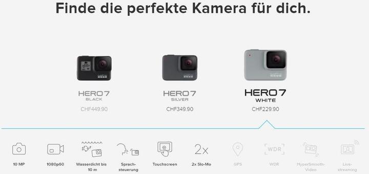 Produktbild GoPro Hero 7 White (60p, Full HD, WLAN)