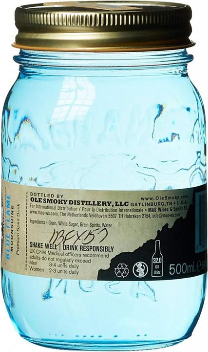 Image du produit Ole Smoky Tennessee Moonshine Blue Flame Premium Spirit Drink (1 x 50 cl)